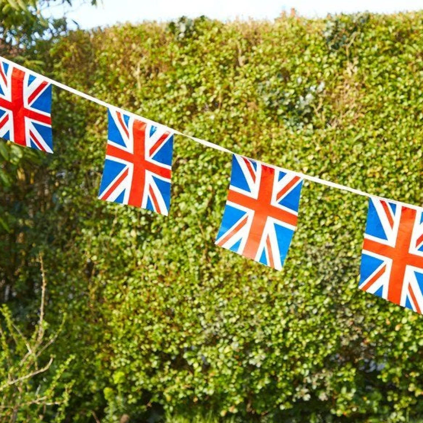 Union Jack Plastic Flag Bunting - 10M