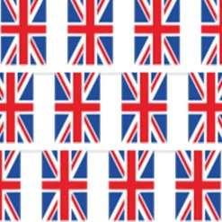 Union Jack Plastic Flag Bunting - 10M