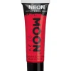 Uv Neon Face & Body Paint - Red 12Ml