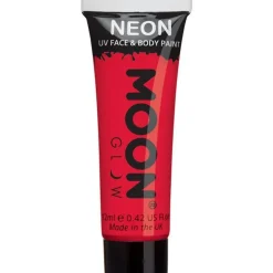 Uv Neon Face & Body Paint - Red 12Ml