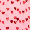 Valentines Red Heart Hanging Strings Decoration - 2.1M (6Pk)