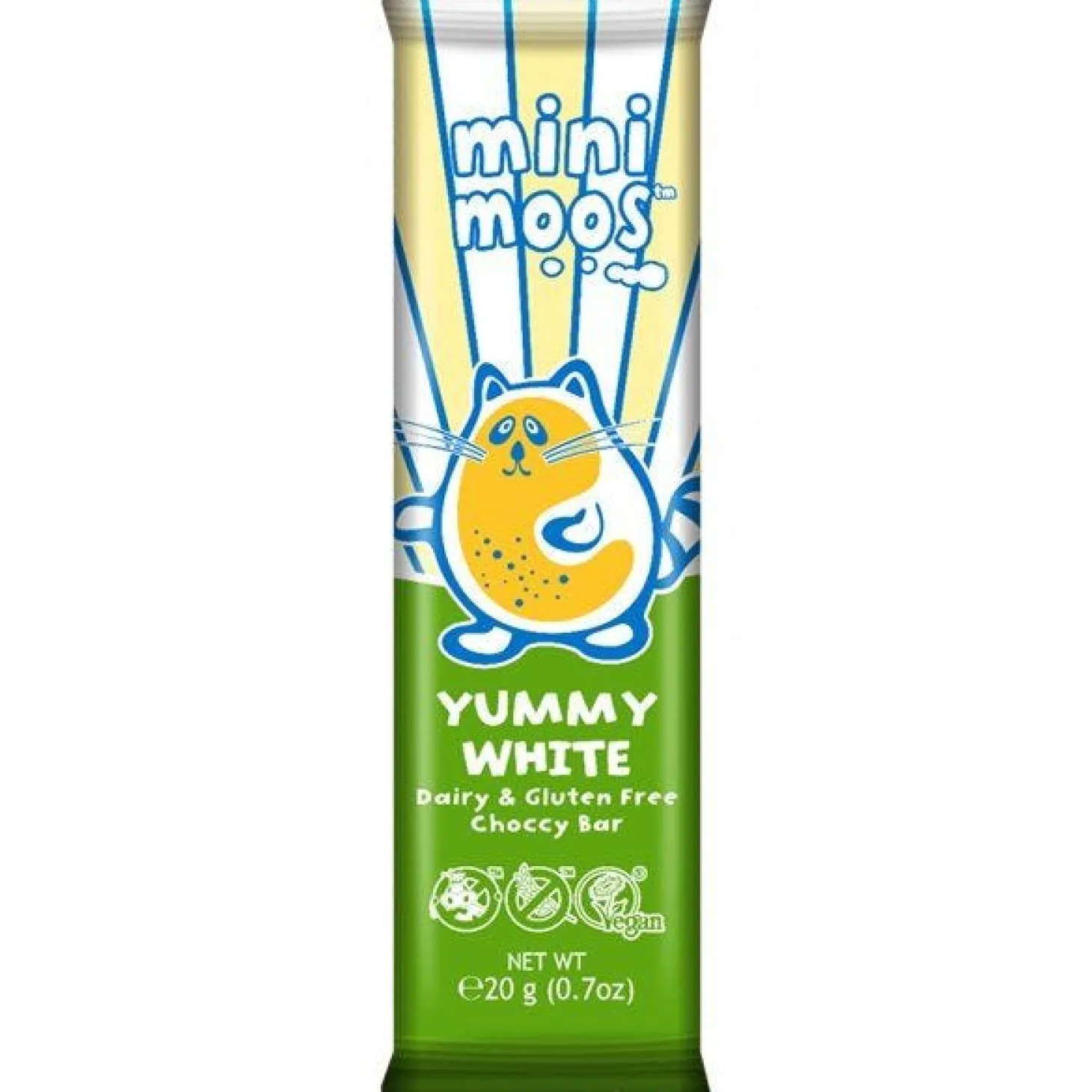 Vegan Mini Moo's Organic Yummy White Bar - 20G