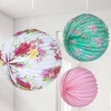 Vintage Tea Party Lantern Decorations (3Pk)