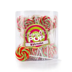 Watermelon Flavour Swigle Mini Lollipops X50