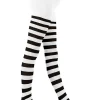 White & Black Tights - Child 11-14 Years