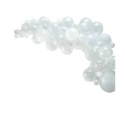White Balloon Arch - 70 Balloons