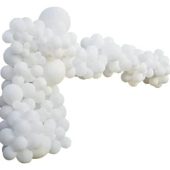 White Balloon Arch - 200 Balloons