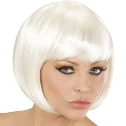 White Bob Wig