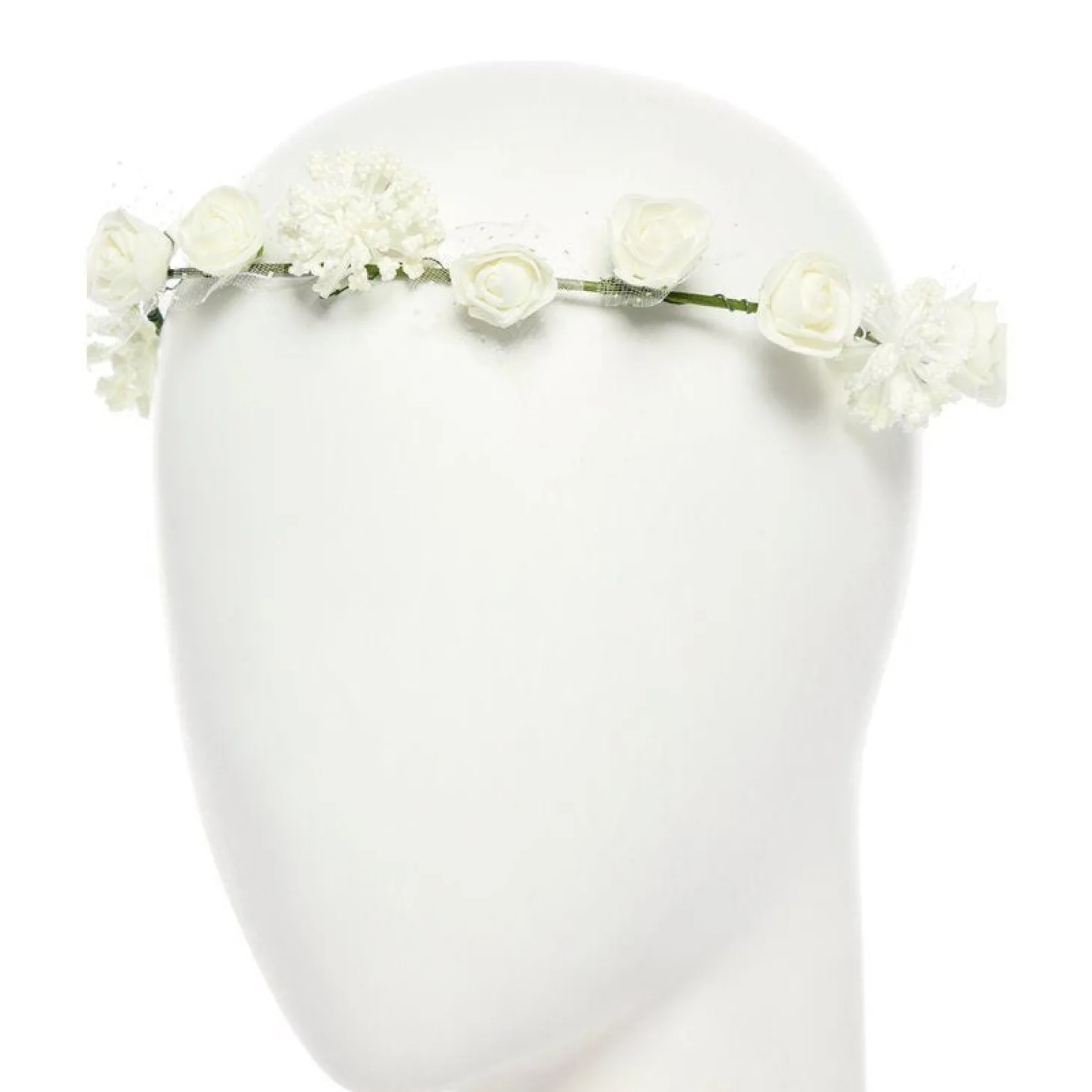 White Flower Headband