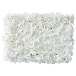 White Flower Wall Backdrop Tile - 63Cm X 45Cm