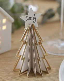 White Honeycomb Tree Place Card Holder