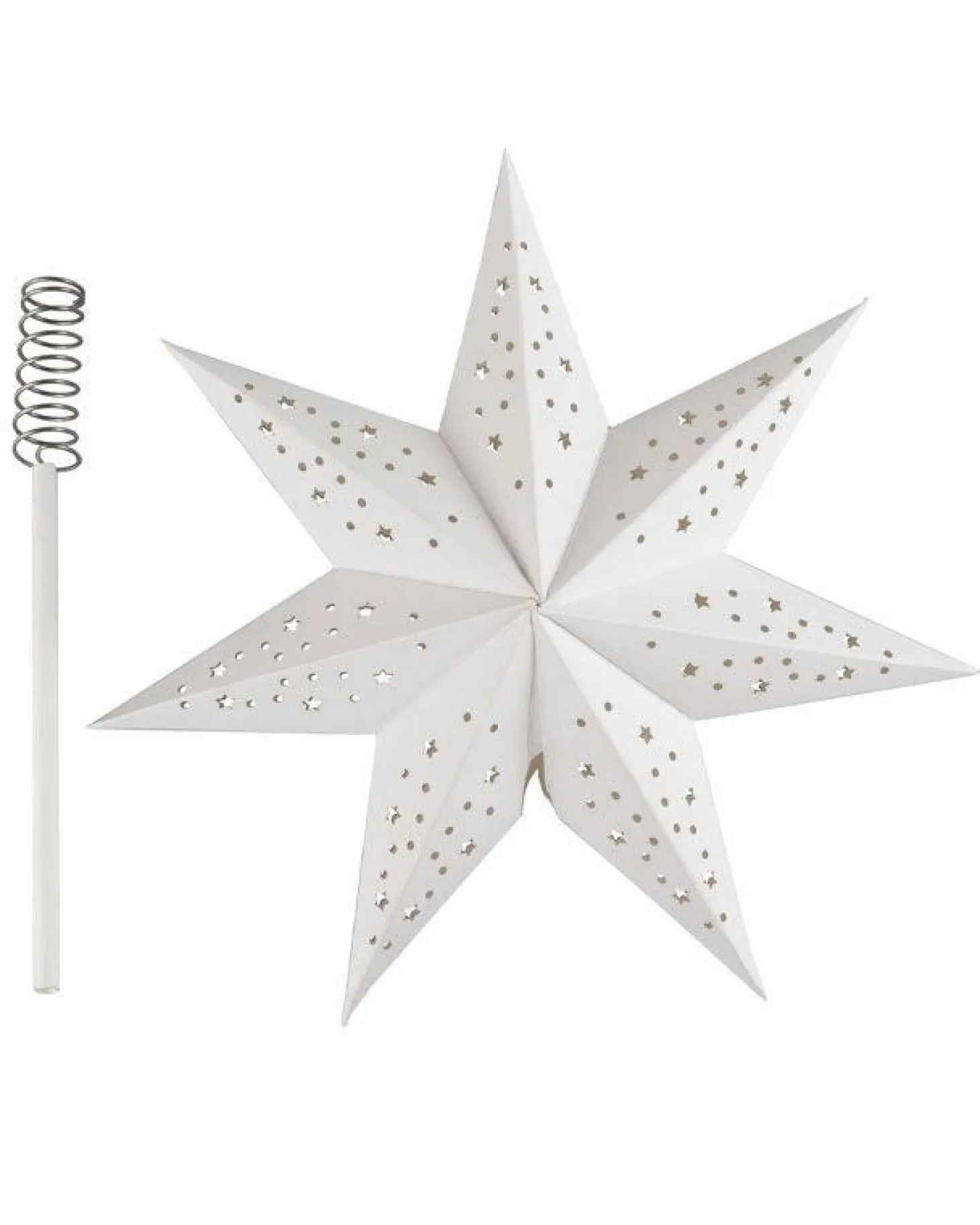 White Star Tree Topper