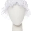 White Victorian Mop Hat