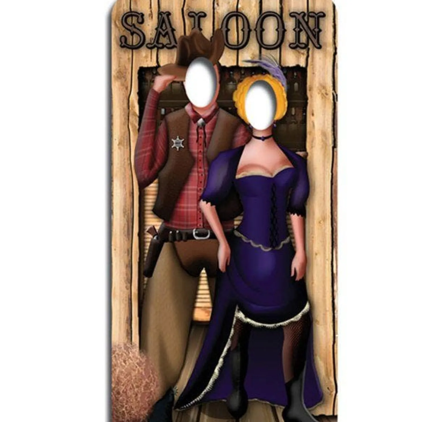 Wild West Stand In Photo Prop - 186Cm X 96Cm