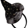 Witch Black & Gold Star Headband
