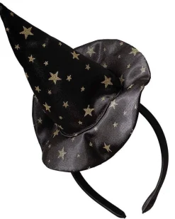 Witch Black & Gold Star Headband