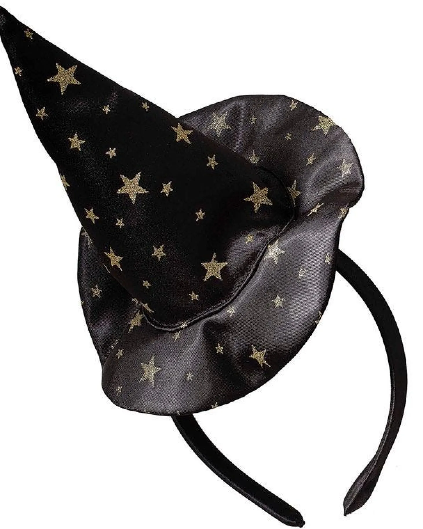 Witch Black & Gold Star Headband