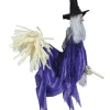Witch With Broom - 60Cm