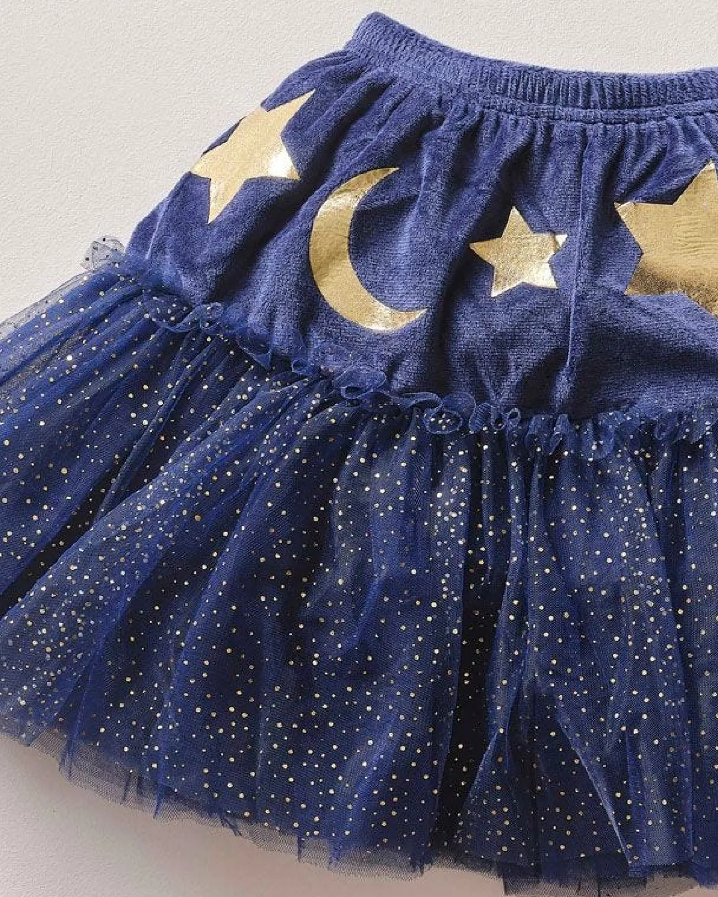 Wizardess Navy Tutu- 5-7 Years