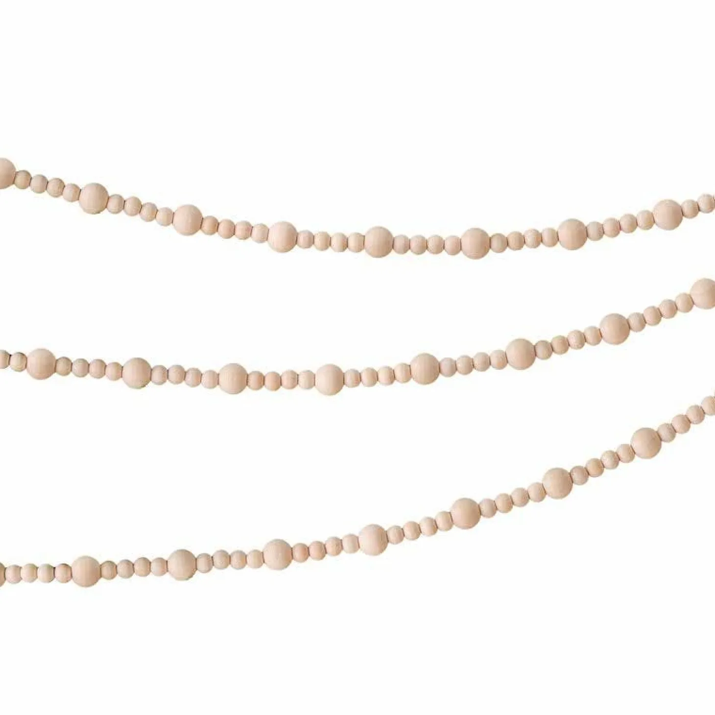 Wooden Beads Garland - 3M