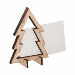 Wooden Cut Out Trees Place Cards - 6Cm (6Pk)