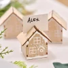 Wooden House Place Card Holders (6Pk)