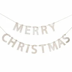 Wooden Merry Christmas Banner - 1.5M