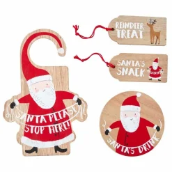 Wooden Santa & Friends Christmas Eve Kit