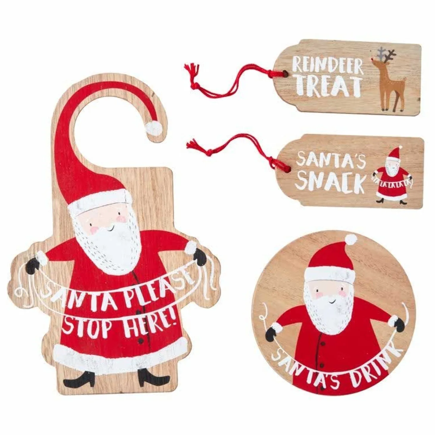 Wooden Santa & Friends Christmas Eve Kit