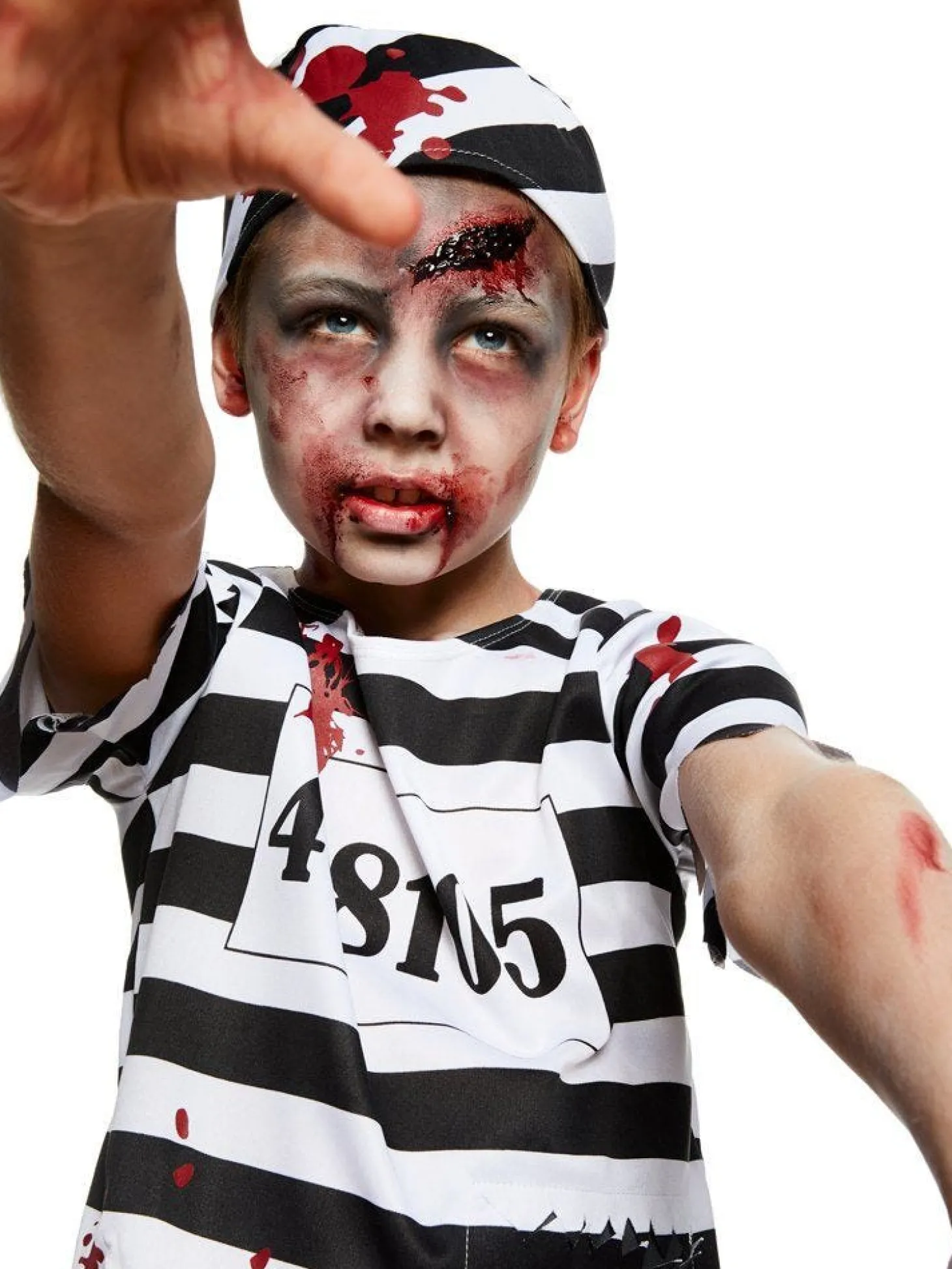 Zombie Convict Boy - Child Costume